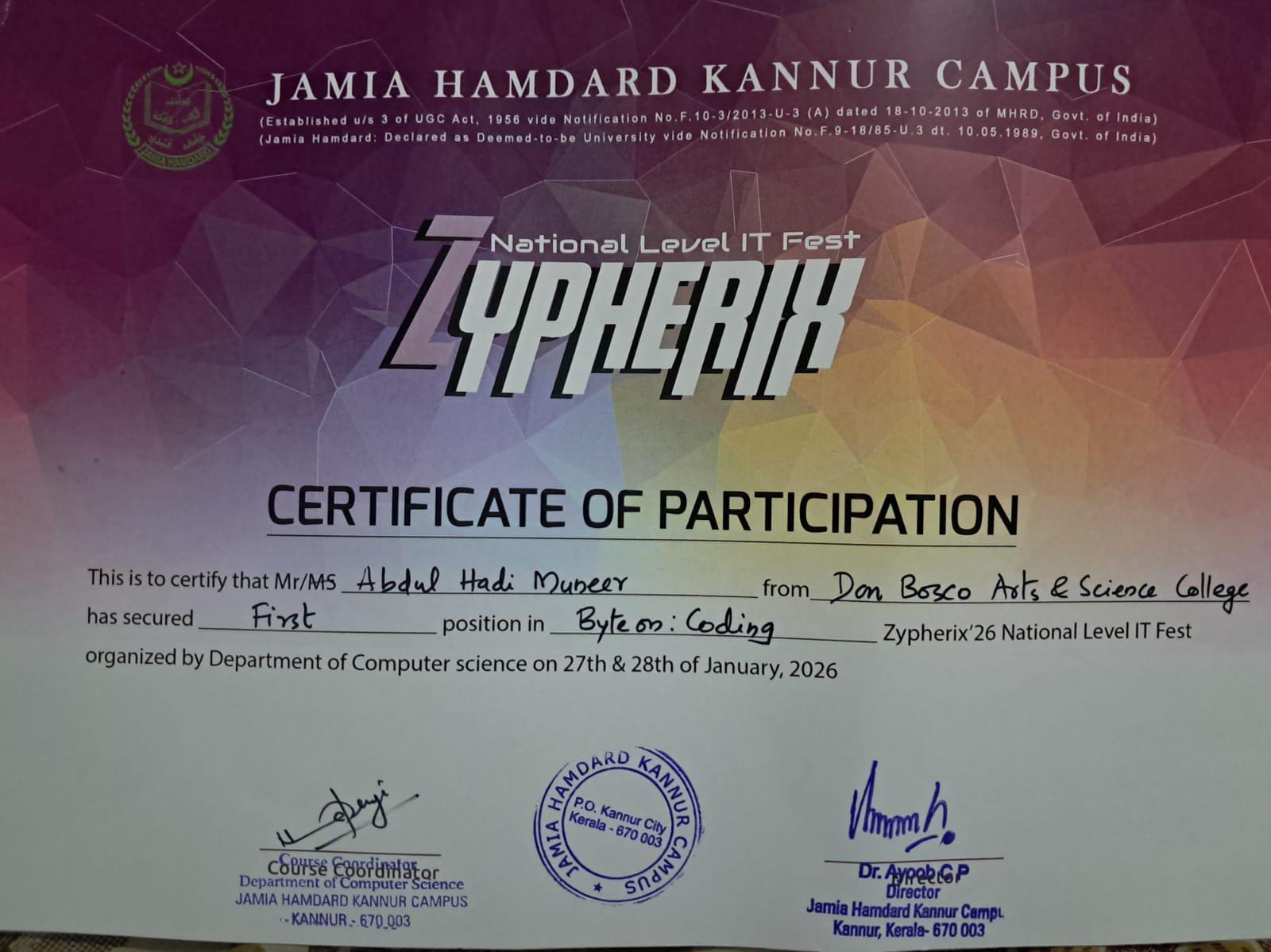 Award